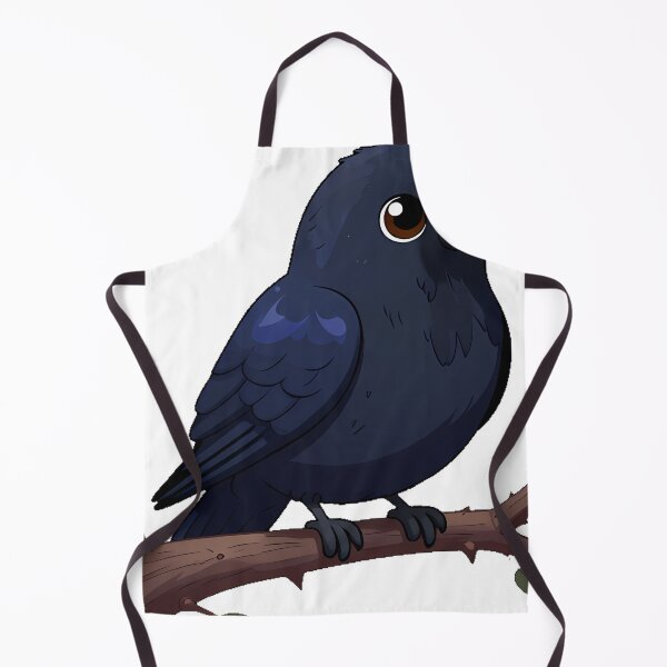 Item preview, Black Raven Perched on a Thorny Branch designed and sold by IllumeInk.