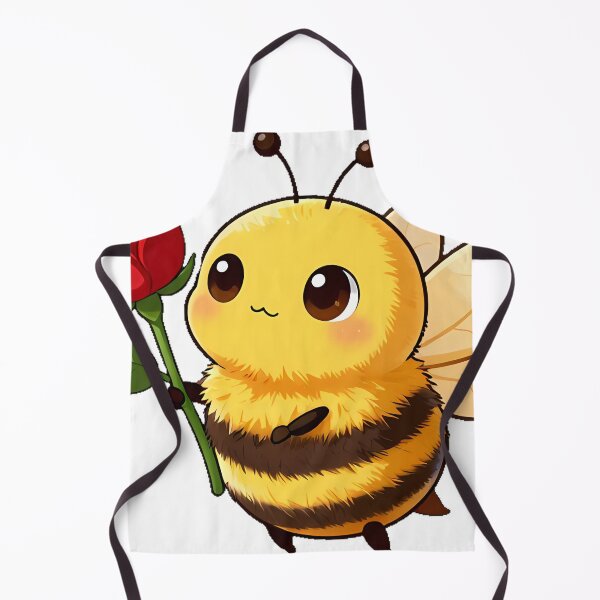 Item preview, Cute Bumblebee with a Dark Red Rose designed and sold by pumsquare.