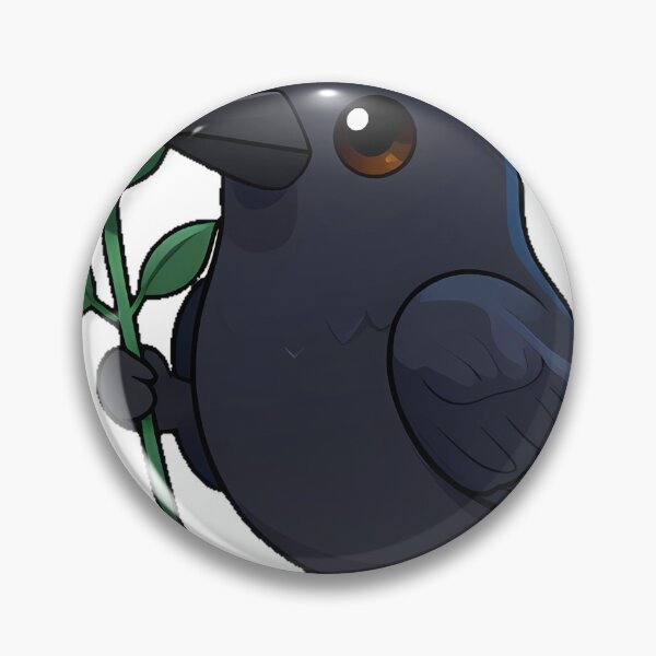 Item preview, Black Crow Holding a Black Rose designed and sold by IllumeInk.
