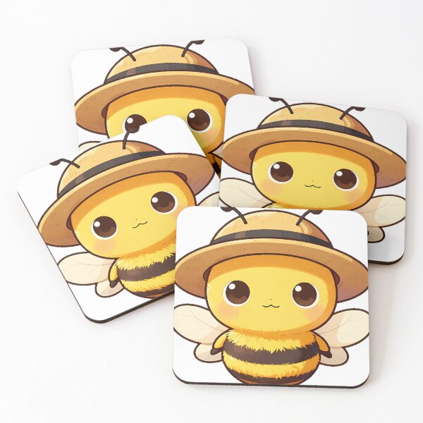 Item preview, Cute Bumblebee Wearing a Beekeeper Hat designed and sold by pumsquare.
