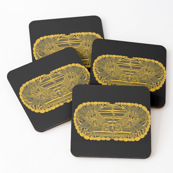 Item preview, Golden Tribal Face - Seddon, SA designed and sold by Francicci.
