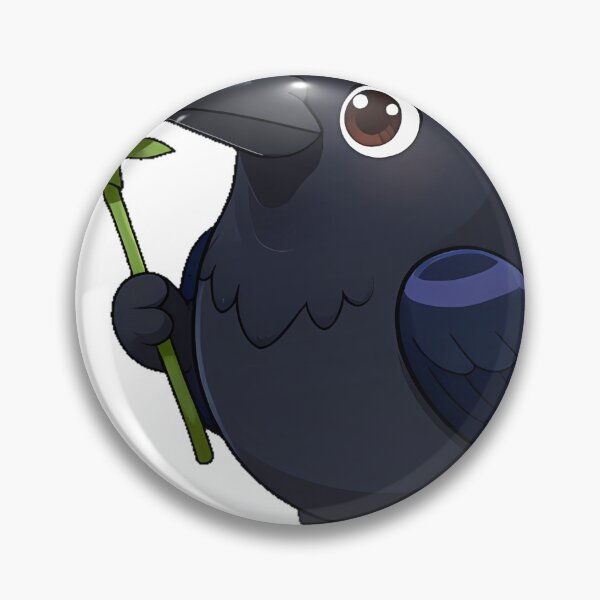 Item preview, Black Raven with a Wilting Crimson Rose designed and sold by IllumeInk.