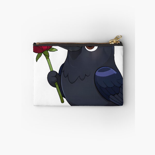 Item preview, Black Raven with a Wilting Crimson Rose designed and sold by IllumeInk.