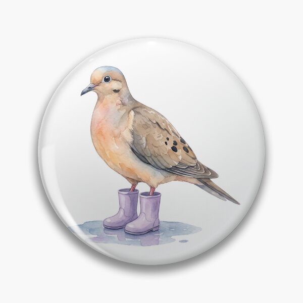 Item preview, Mourning Dove Purple Boots designed and sold by Roy & Tiffany.