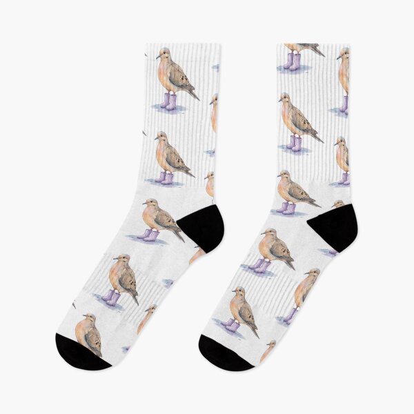 Item preview, Mourning Dove Purple Boots designed and sold by Roy & Tiffany.