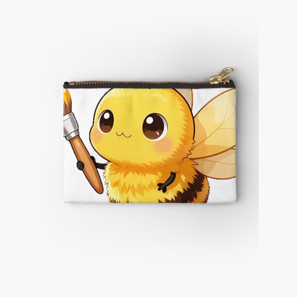 Item preview, Cute Bumblebee Holding a Tiny Paintbrush designed and sold by pumsquare.