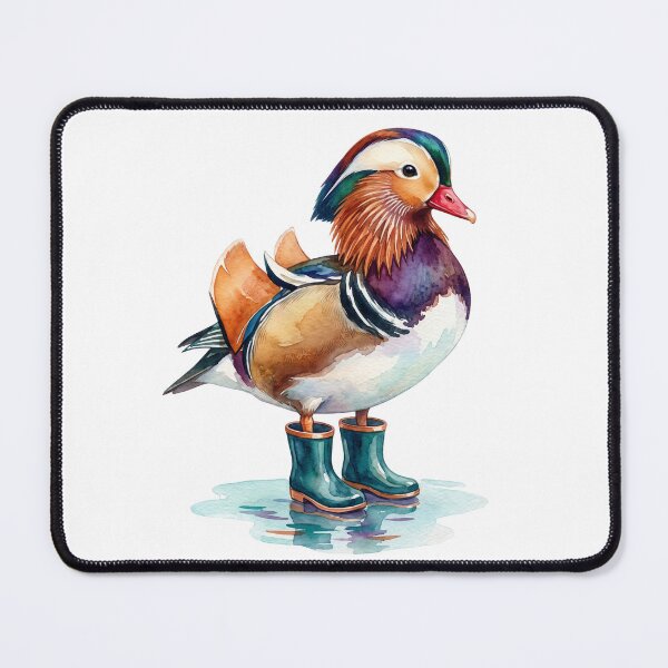 Item preview, Mandarin Duck Teal Boots designed and sold by Roy & Tiffany.