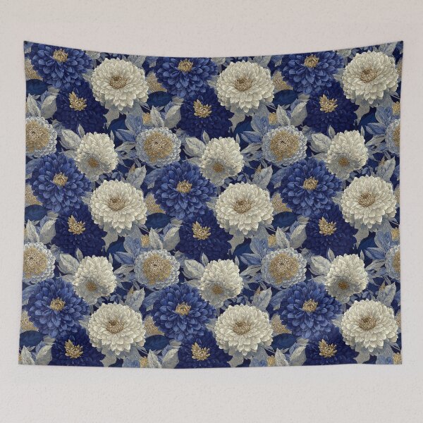 Item preview, Beautiful Zinnia Print  - Retro Flower Floral - Dads Day Gifts designed and sold by RoyalStarsPatts.