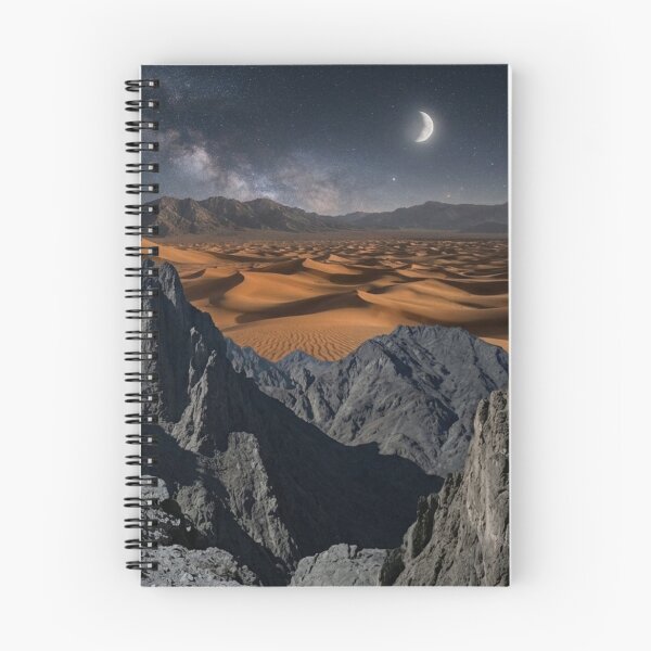 Item preview, Moonlit Desert Dunes and Mountain Peaks designed and sold by Bder1995.