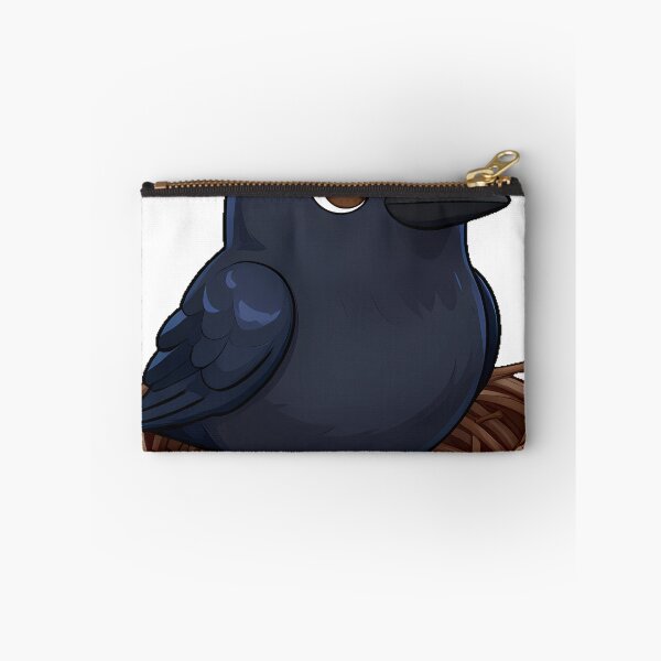 Item preview, Black Crow Sitting on a Nest of Thick Twigs designed and sold by IllumeInk.