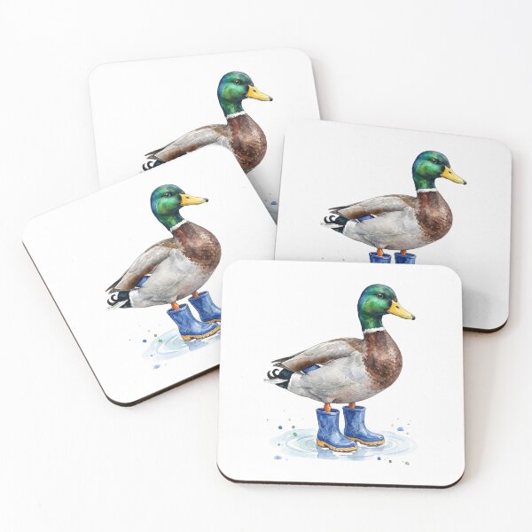 Item preview, Mallard Duck Blue Boots designed and sold by Roy & Tiffany.