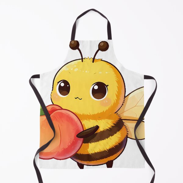 Item preview, Cute Bumblebee with a Peach designed and sold by pumsquare.