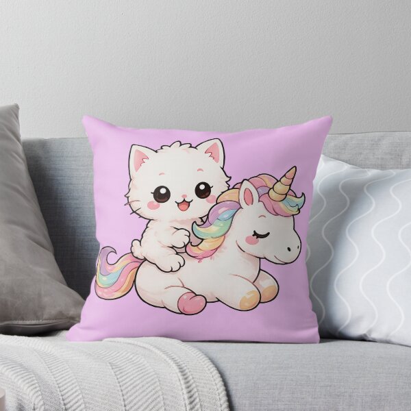 Item preview, Cute Cat Riding Cute Unicorn  designed and sold by YSTART.