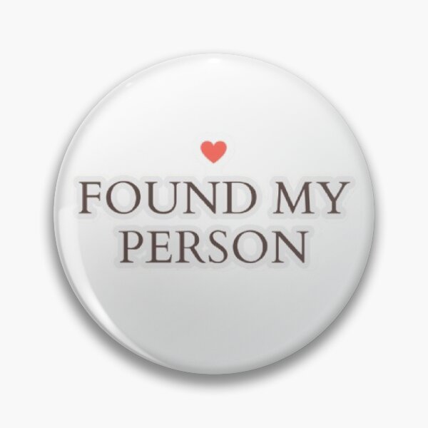 Item preview, Found My Person | Cute Romantic Love Quote Sticker designed and sold by Tiny-Doodle-Co.