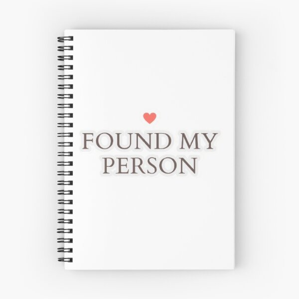 Item preview, Found My Person | Cute Romantic Love Quote Sticker designed and sold by Tiny-Doodle-Co.