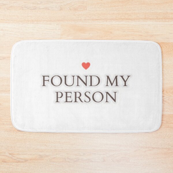 Item preview, Found My Person | Cute Romantic Love Quote Sticker designed and sold by Tiny-Doodle-Co.