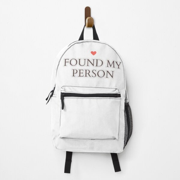 Item preview, Found My Person | Cute Romantic Love Quote Sticker designed and sold by Tiny-Doodle-Co.