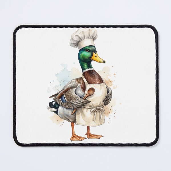 Item preview, Chef Mallard Duck Cooking designed and sold by Roy & Tiffany.