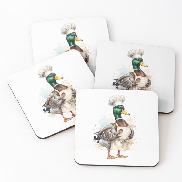 Item preview, Chef Mallard Duck Cooking designed and sold by Roy & Tiffany.
