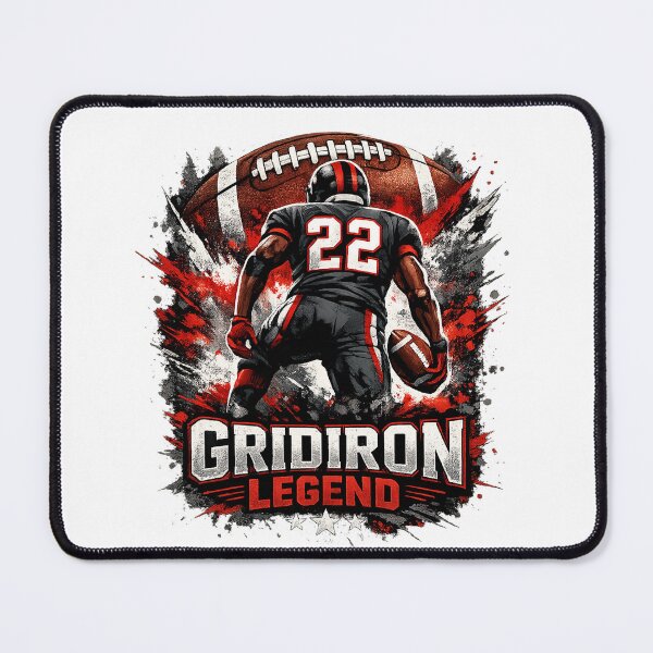 Item preview, Gridiron Legend Football Player Sports Graphic designed and sold by mbmstores.