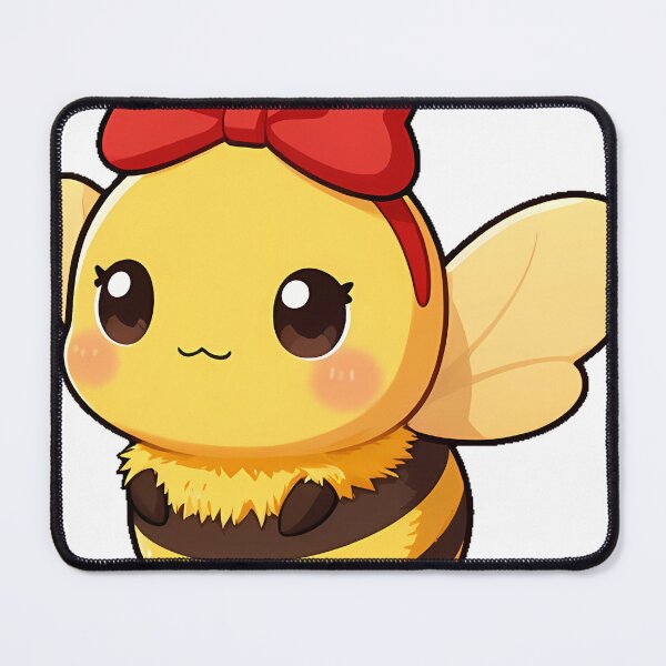 Item preview, Cute Bumblebee Wearing a Tiny Red Bow designed and sold by pumsquare.