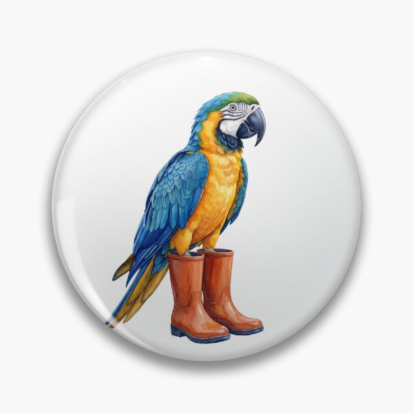 Item preview, Macaw Parrot Orange Boots designed and sold by Roy & Tiffany.
