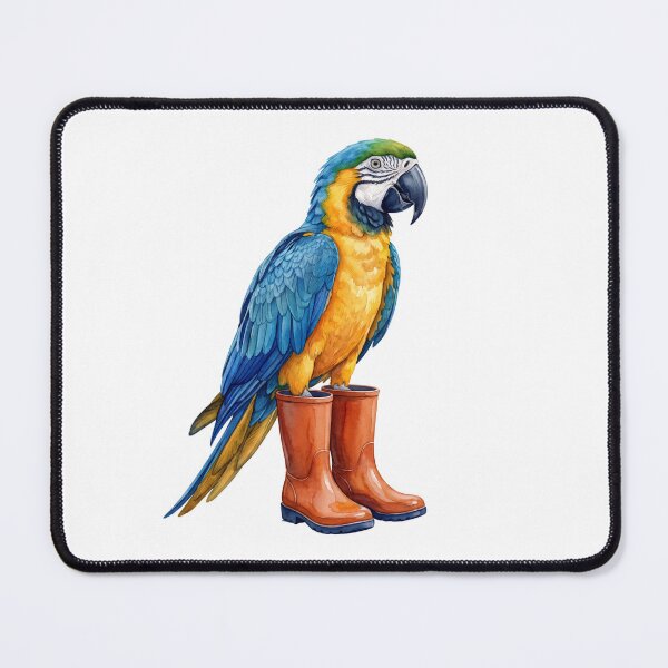 Item preview, Macaw Parrot Orange Boots designed and sold by Roy & Tiffany.
