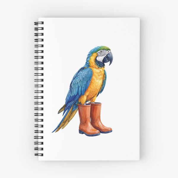 Item preview, Macaw Parrot Orange Boots designed and sold by Roy & Tiffany.