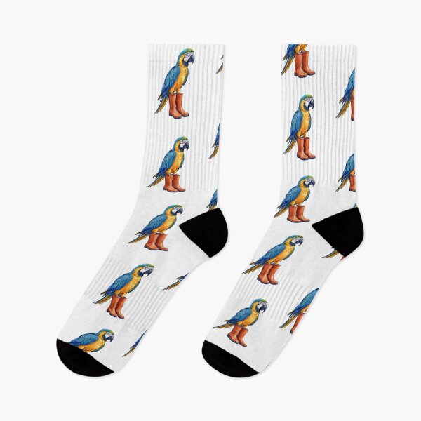 Item preview, Macaw Parrot Orange Boots designed and sold by Roy & Tiffany.