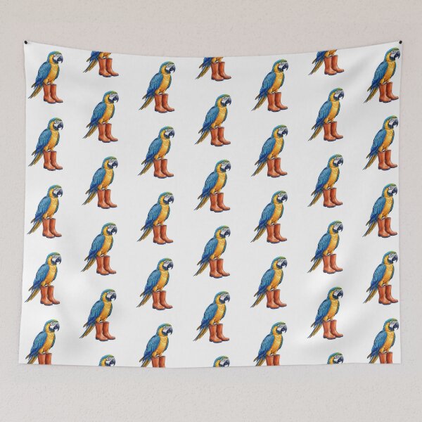 Item preview, Macaw Parrot Orange Boots designed and sold by Roy & Tiffany.
