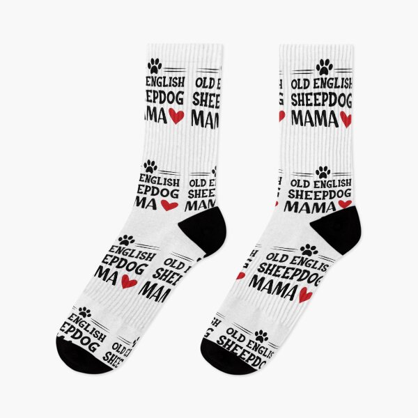 Item preview, Old English Sheepdog Mama Dog Paw Heart Design designed and sold by GiaoCalonas.