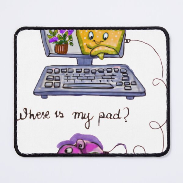 Item preview, Missing Mouse Pad designed and sold by Mawntsni.