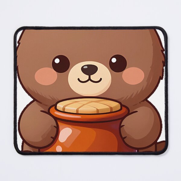 Item preview, Cute Bear Cub Holding a Honey Pot designed and sold by pumsquare.
