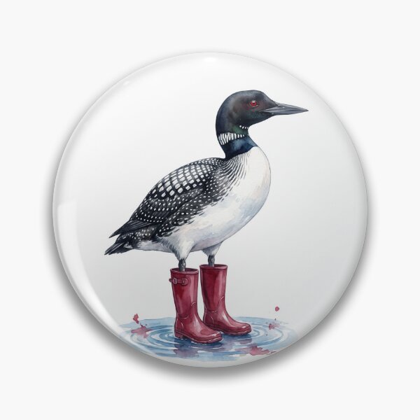 Item preview, Common Loon Red Boots designed and sold by Roy & Tiffany.