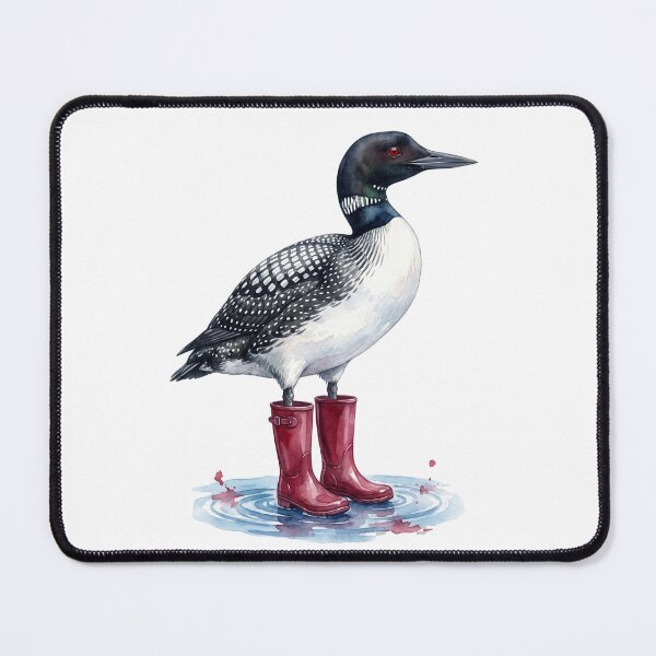 Item preview, Common Loon Red Boots designed and sold by Roy & Tiffany.