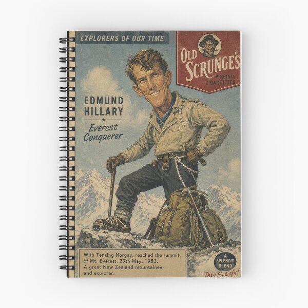 Artikelvorschau, Edmund Hillary - Sammelkarte entworfen und verkauft von halibutgoatramb.