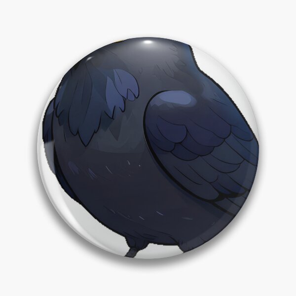Item preview, Black Raven Perched on a Stone Pedestal designed and sold by IllumeInk.