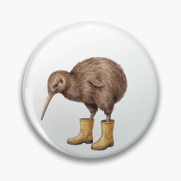 Item preview, Kiwi Bird Yellow Boots designed and sold by Roy & Tiffany.