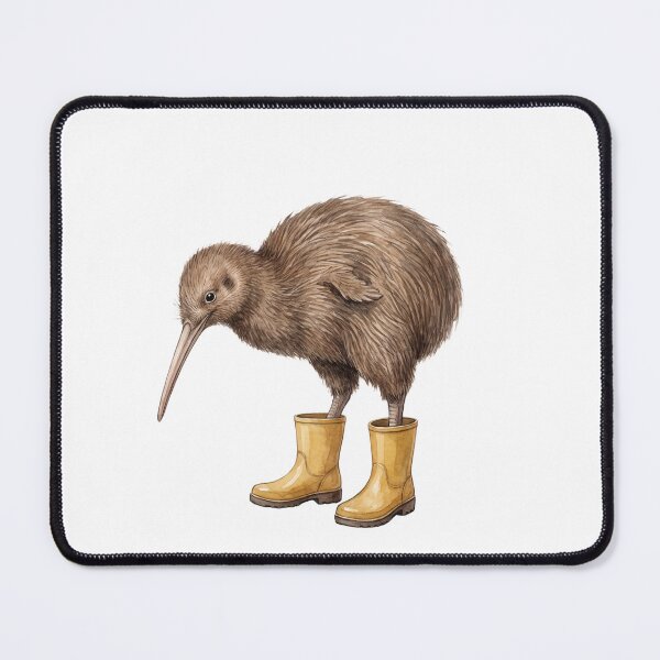 Item preview, Kiwi Bird Yellow Boots designed and sold by Roy & Tiffany.