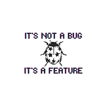 Artwork thumbnail, Pixel Bug Feature Sticker! by Alhareth-Storee