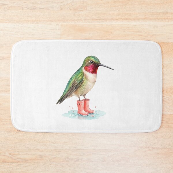 Item preview, Hummingbird Pink Rain Boots designed and sold by Roy & Tiffany.