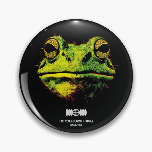 Item preview, Unintelligible Screaming Deep Fried Meme Frog Graphic designed and sold by Gameshalah's Designs Hub.