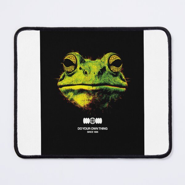 Item preview, Unintelligible Screaming Deep Fried Meme Frog Graphic designed and sold by Gameshalah's Designs Hub.