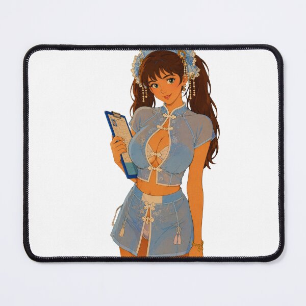 Item preview, Retro Qipao Pin Up Girl – Vintage Chinese Inspired Cartoon Glamour designed and sold by  Hollow Moon Studios..