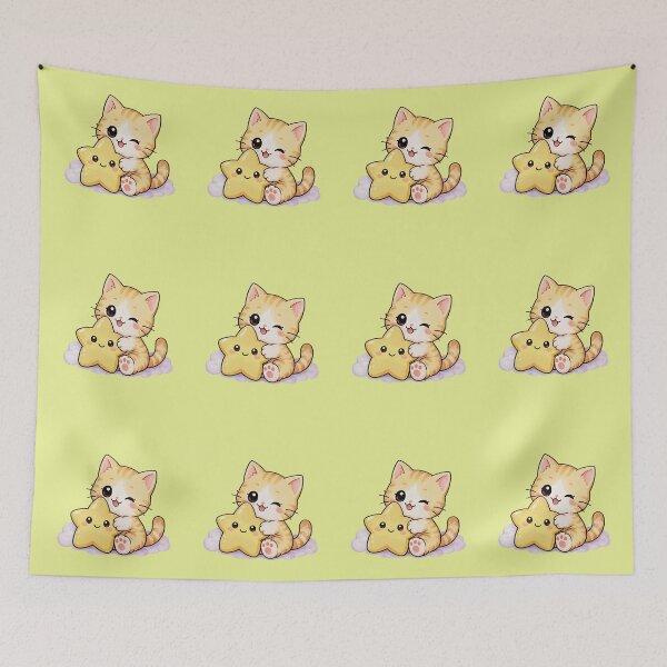 Item preview, Cute Star Cat  designed and sold by YSTART.