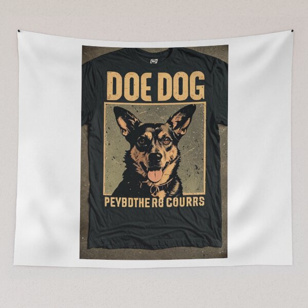 Item preview, Fashion - Retro Canine Motif, Vintage Graphic Design for T-shirt designed and sold by World-Pets.