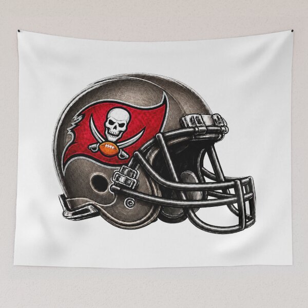 Item preview, Tampa Bay Buccaneers NFL Helmet Design designed and sold by Luke Foran Sports Art.