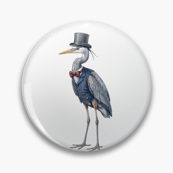 Item preview, Gentleman Blue Heron Vest designed and sold by Roy & Tiffany.