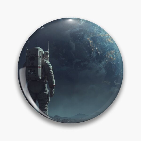 Item preview, Lone Astronaut On Alien Planet designed and sold by SimoPumba.