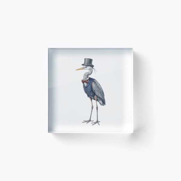 Item preview, Gentleman Blue Heron Vest designed and sold by Roy & Tiffany.
